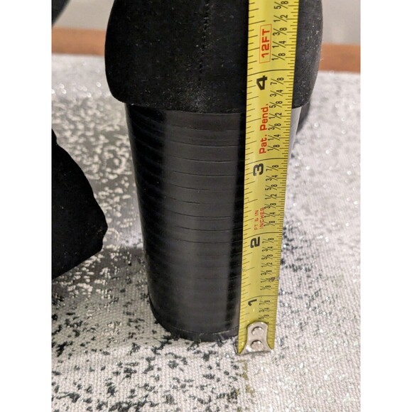 Libby Edelman Boots Sz 11 Boho Embroidery Black Red Festive Tall FlowerChild Y2K - Picture 13 of 13